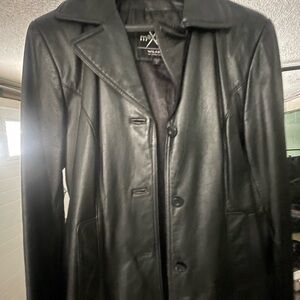 Wilson Black Leather Jacket